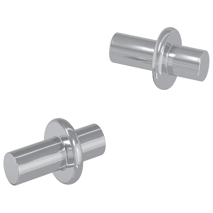 vidaXL - Plankhaak - 2 - st - Zilver - 8,6 - x - 8,6 - x - 14,6 - mm - Staal