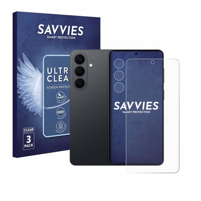 Savvies - Screenprotector voor Samsung Galaxy S26 Plus (Voor+Camera) - Folie Beschermfolie transparant 6 Stuks