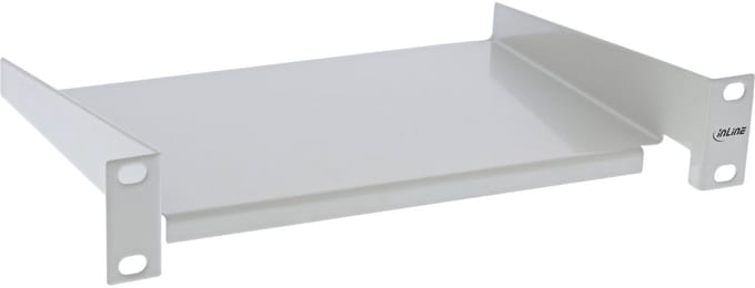 10 inch legplank | 15 cm diep | dicht | max. 10 kg | 1U | grijs