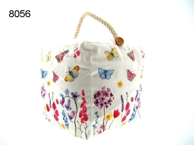 Lesser & Pavey - Deurstopper Vlindertuin - 17 cm - ca. 1,4 kg - Met Handvat