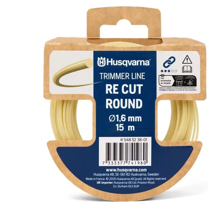 Husqvarna Re Cut Trimmerlijn 1.6 mm – 15 m