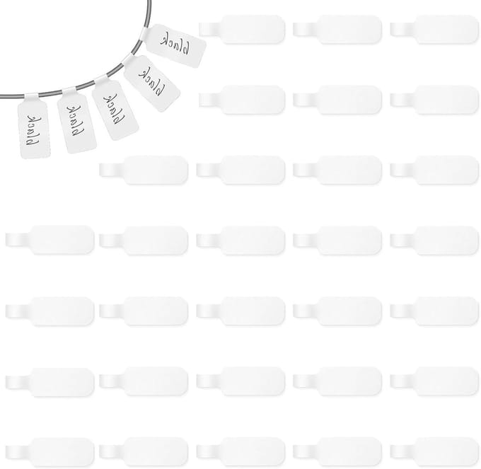 SolidKeus - Herbruikbare Kabel Labels 35 Stuks voor Identificatie