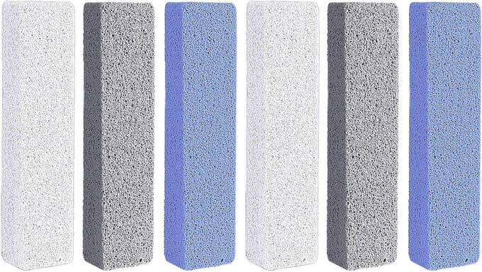 Voetvijlen Set - Eeltverwijderaars - Voetverzorging Thuis - Veilige Glazen Constructie - 6 Stuks - Diverse Kleuren
