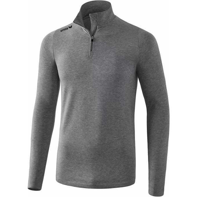 Erima Longsleeve Heren - Grey Melange | Maat: M
