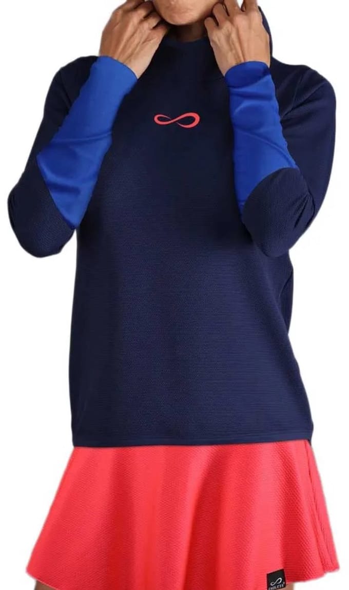Endless Breath Line Hoodie Blauw M Vrouw