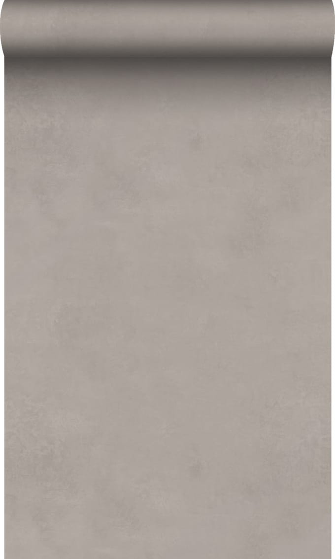 Origin Wallcoverings behang leemstuc grijs - 50 x 900 cm - 348069