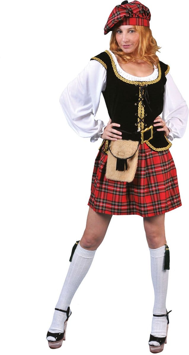 Highlander Hottie verkleedkostuum 6-delig - Maat 32/34