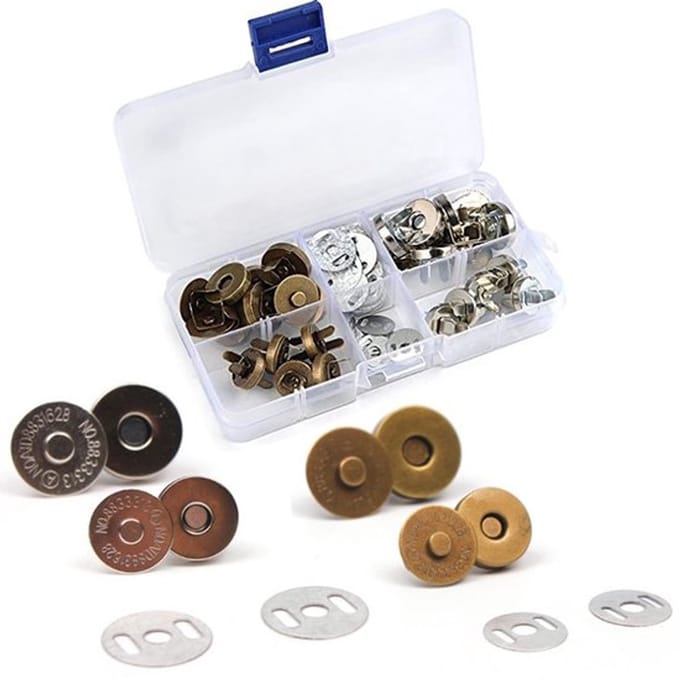 Dailygoody - Magnetische drukknopen - 20 stuks - Duurzaam en