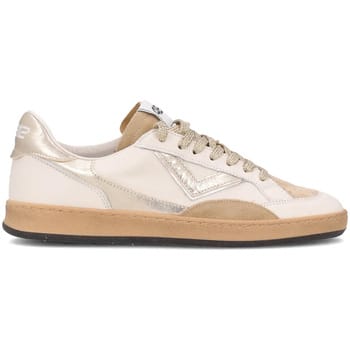 Leren sneakers voor dames 4b12 Speel nieuw Platinum