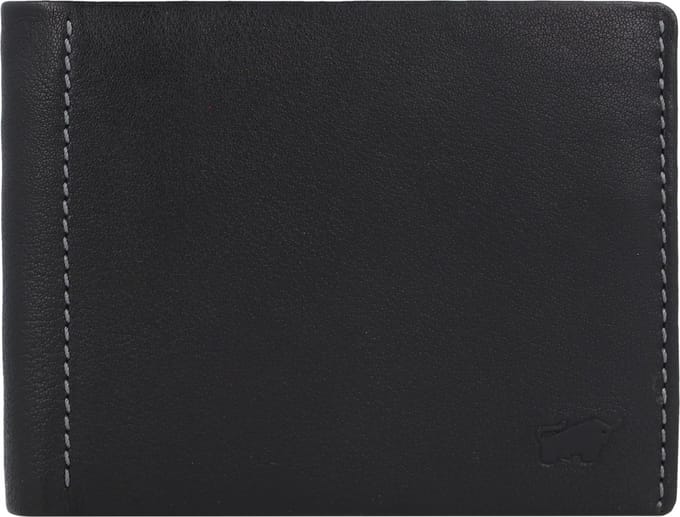 Braun Büffel Portemonnee Henry Wallet Black Zwart