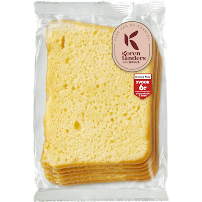 Roombotercake plakjes 6 plakjes