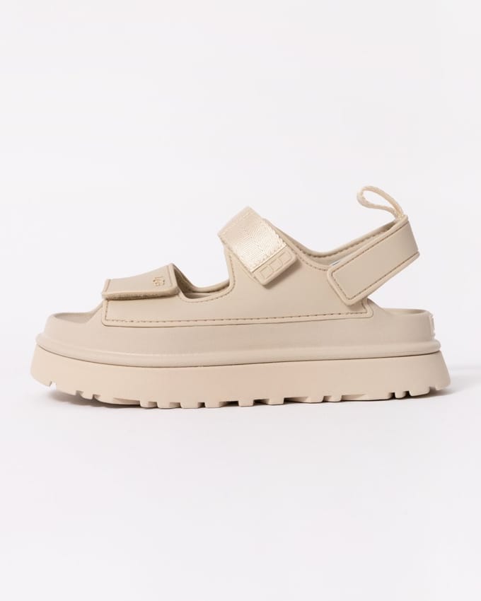UGG GOLDENGLOW W - Sandalen met hakDames Sandalen - Kleur: Wit/beige - Maat: 41