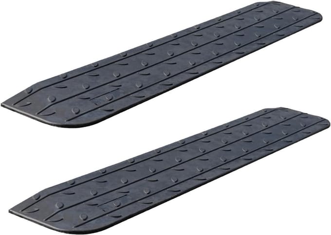 Zware Antislip Rubber Drempelhulp 2.5cm Hoog voor Rolstoel en Motorfiets