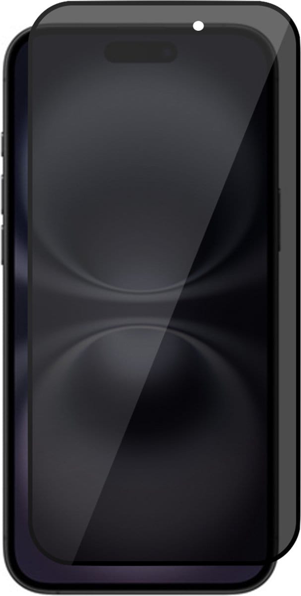 Privacy Screenprotector geschikt voor iPhone 16 Plus - Volledig Dekkend Gehard Glazen Tempered Glass Krasbestendige Screen Protector