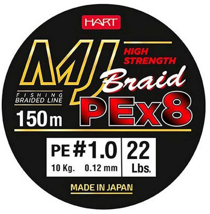 Hart Mj 150 M Gevlochten Vislijn Groen 0.160 mm