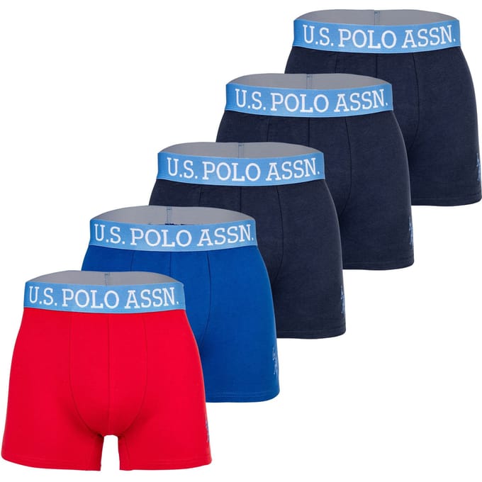 U.S. POLO Boxershorts 5 Pack Unterhosen Boxer