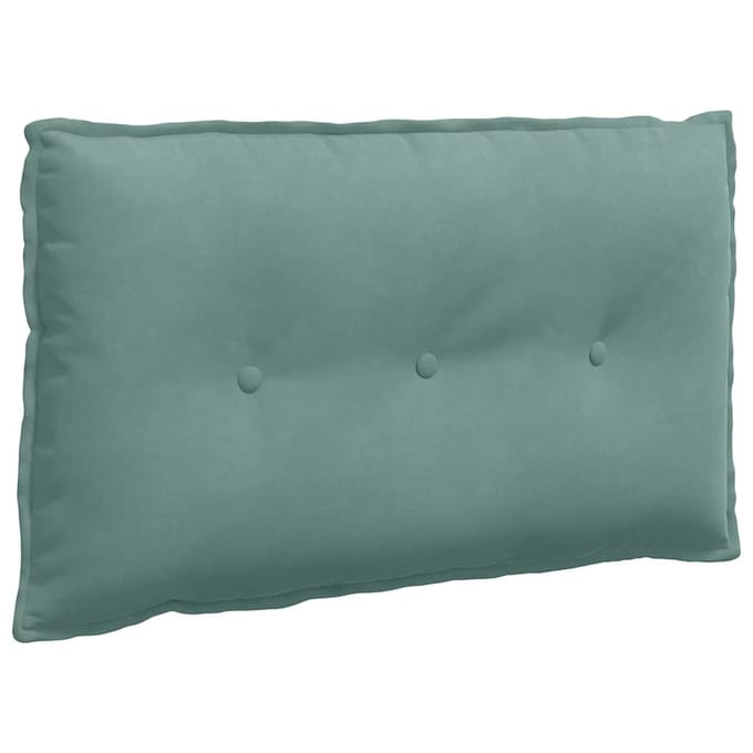 vidaXL - Rugkussen - Zeegroen - 80 - x - 50 - x - 19 - cm - Corduroy - stof
