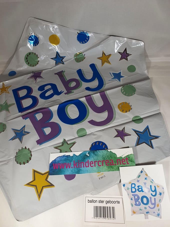 geboorte ballon jongen , ster