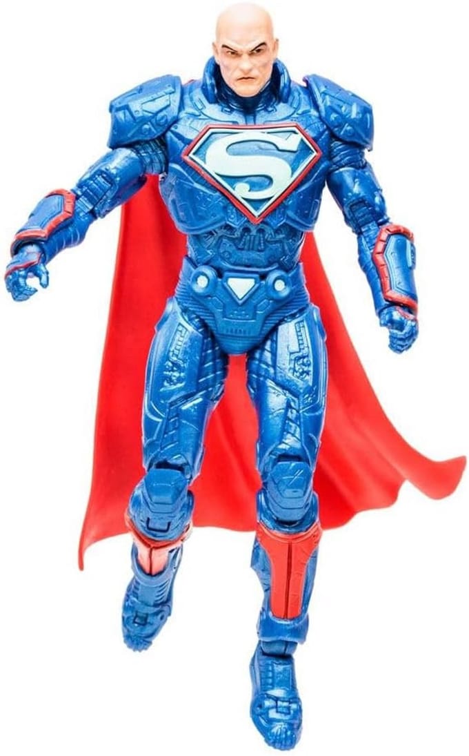 DC Multiverse Actiefiguur Lex Luthor in Power Suit (blauw pak)