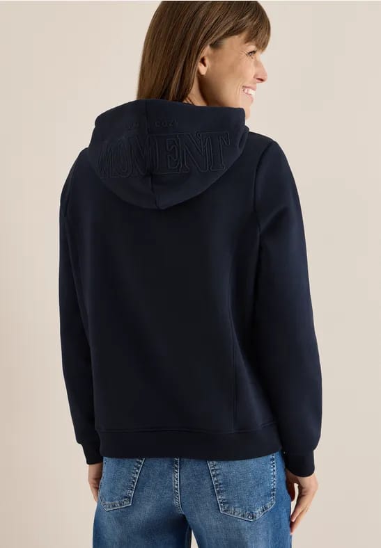 Hoodie met borduursel