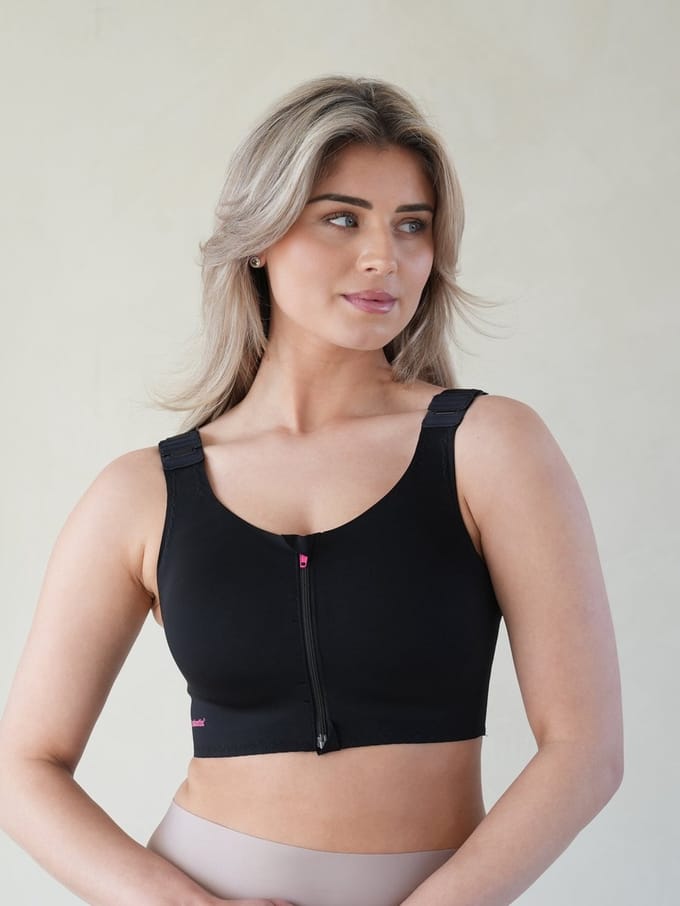 Lipoelastic compressiebeha PI Elite - Zwart - Maat 65 - Cup D/E