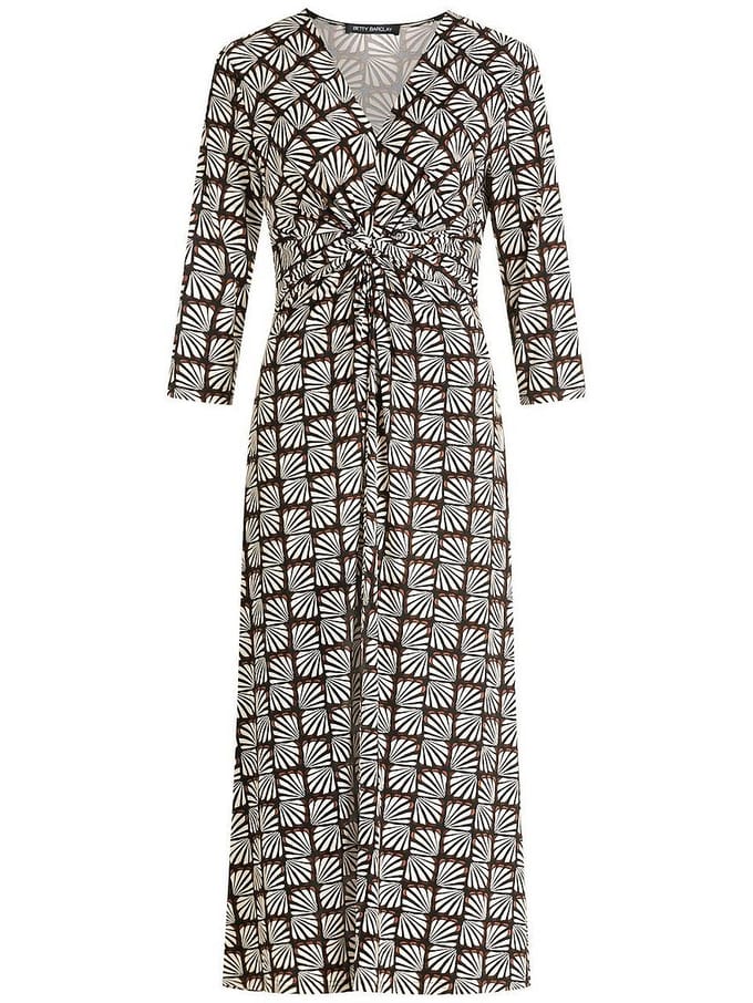 Jersey jurk 3/4-mouwen Van Betty Barclay multicolour