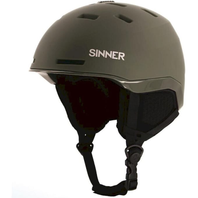 SINNER KAISER Unisex Skihelm - MATTE MOSS GREEN - Maat L, 59-62 cm