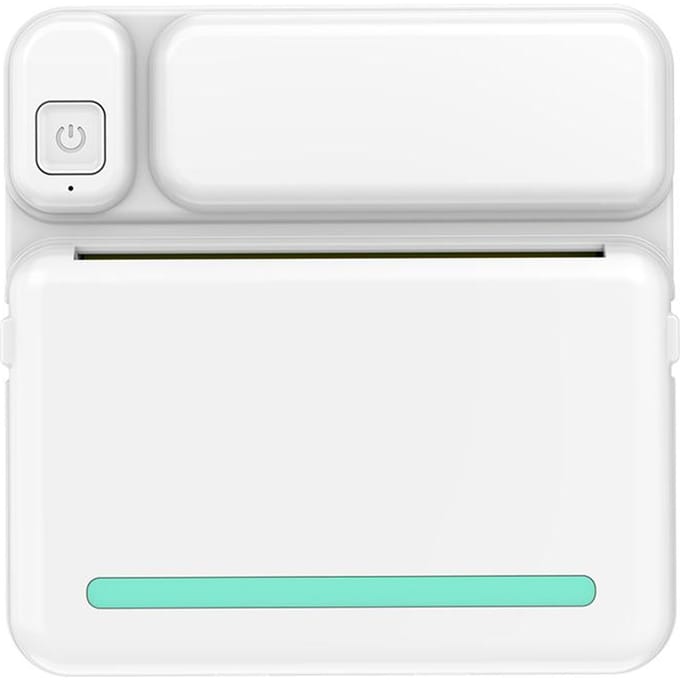 Draagbare miniprinter Studentenstudieprinter Etiketten Handige thermische printer Mobiele telefoon BT blauw
