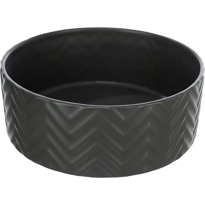 Trixie Ceramic Bowl dog 1.6 l/ø 20 cm black