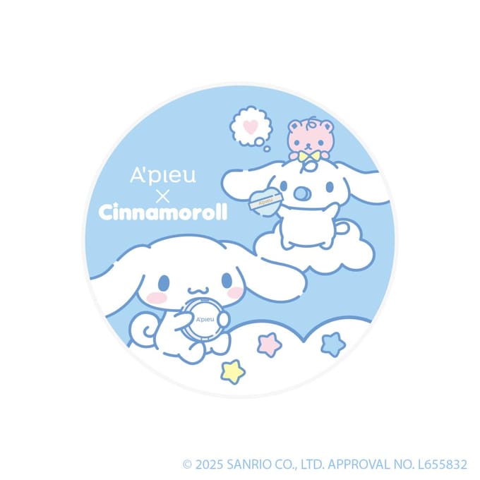 A'PIEU Water Lock Smoothing Pact Cinnamoroll 13g white