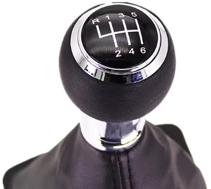Pookknop set Audi A3 BJ Vanaf 2012/2013 (5 Versnellingen) Chroom