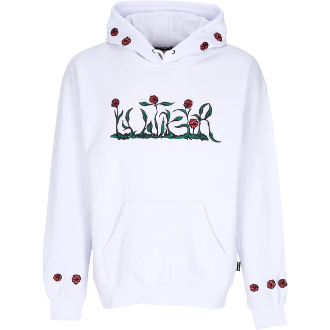 Lichtgewicht herensweatshirt met capuchon Field Hoodie wit