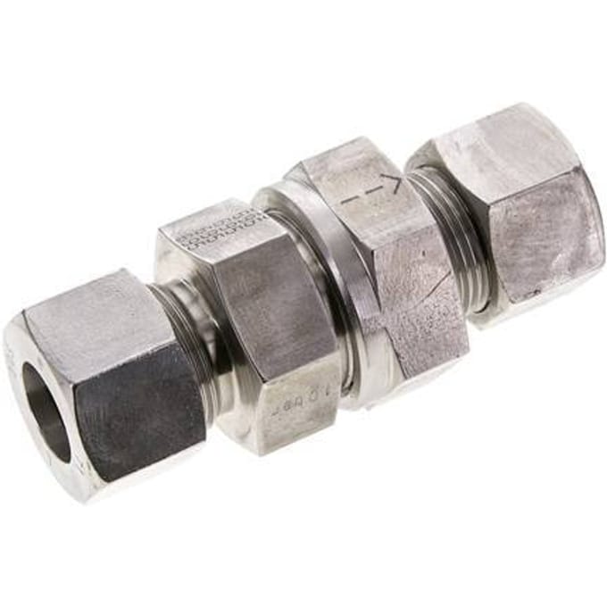 20S (M30x2) RVS Terugslagklep Snijring 1-400 bar ISO 8434-1