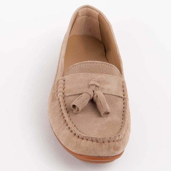 Mocasín De Piel Para Mujer. Purapiel Meilis3 103043 38 beige