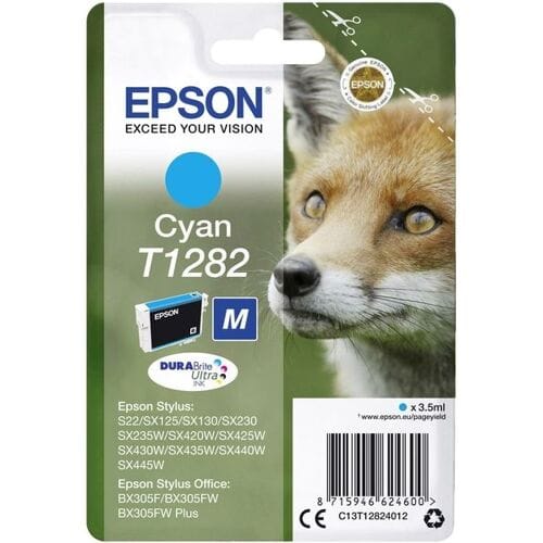 Epson Fox inktpatroon Cyan T1282 DURABrite Ultra Ink