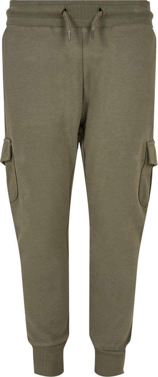 Urban Classics - Fitted Cargo Kinder joggingbroek - Kids 134/140 - Groen