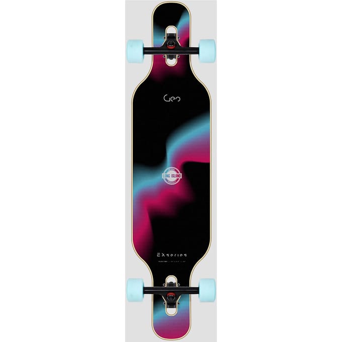 Long Island Longboards Geo 40"X9.4" Flex2 Fiberflex Complete patroon