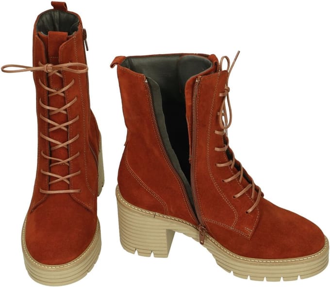 Softwaves -Dames - roest (bruin-rood) - laarzen - maat 37