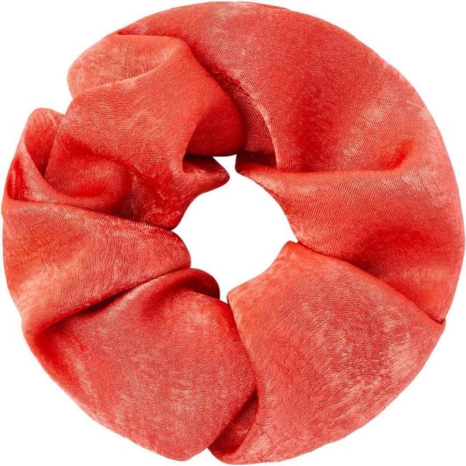 Scrunchie - satin feel - roze
