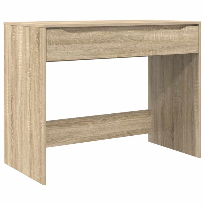 vidaXL - Bureau - met - lade - Sonoma - Eik - 100 - x - 50 - x - 78 - cm - Geconstrueerd - hout