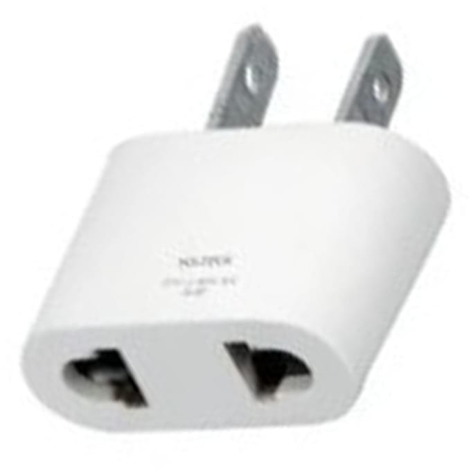 10 Pièces Adaptateur de Prise 125- 10A 1000W Blanc Convertisseur d'Alimentation Universel de Voyage white