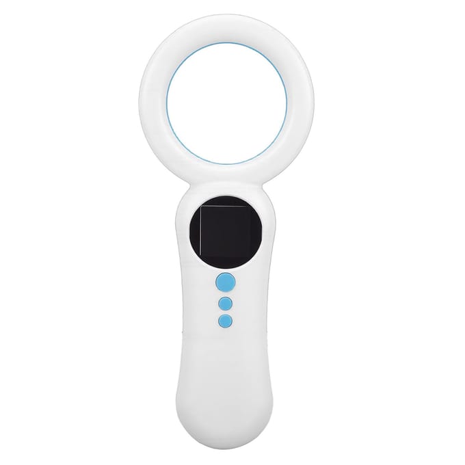 Huisdier Microchip Scanner 500 Records Oplaadbare Dierlijke Chip Lezer Gegevensopslag Uploaden naar PC Ondersteuning voor FDX B Chips white