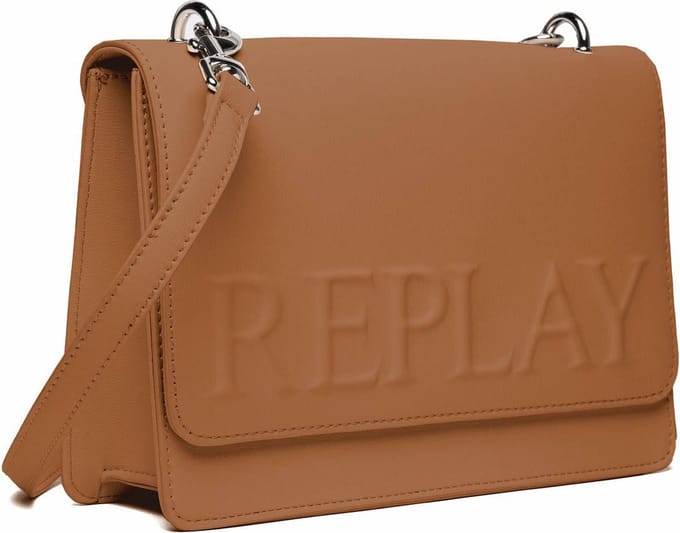 REPLAY Schoudertas Crossbody Bag Brick Brown Terracotta