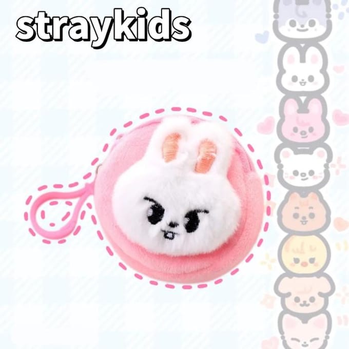 Straykids skzoo pluche oortelefoon opbergdoosje LeeKnow