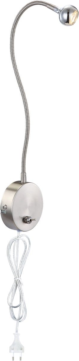 Wandlamp - staal - SERPENT - metaal - leeslamp - LED - 24109W - Globo
