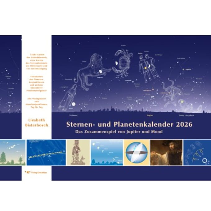 Sternen- Und Planetenkalender 2026 - Liesbeth Bisterbosch