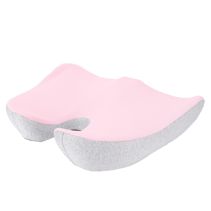 Zitkussen Memory Foam Kussen voor Bureaustoel Autostoel Bureaustoelkussen voor Lang Zitten zwart