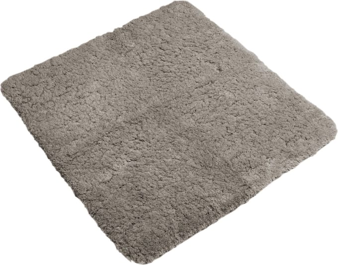 Tiseco - Badtapijt - Microfiber - Antislip - 60x60 cm, taupe
