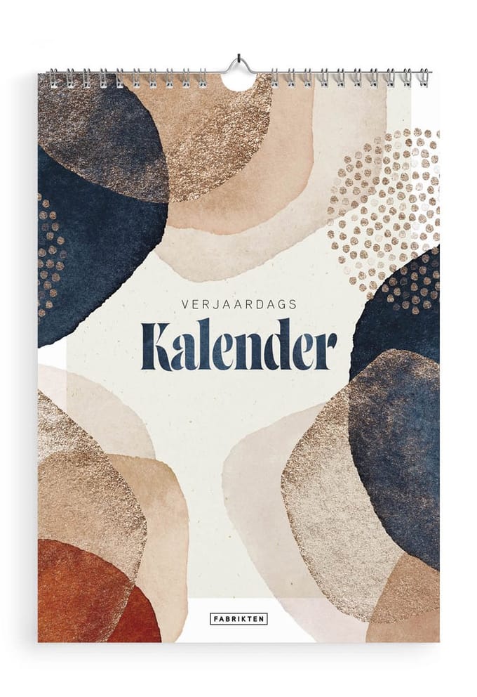 Fabrikten Verjaardagskalender Artsy - A5 - Aquarelkunst