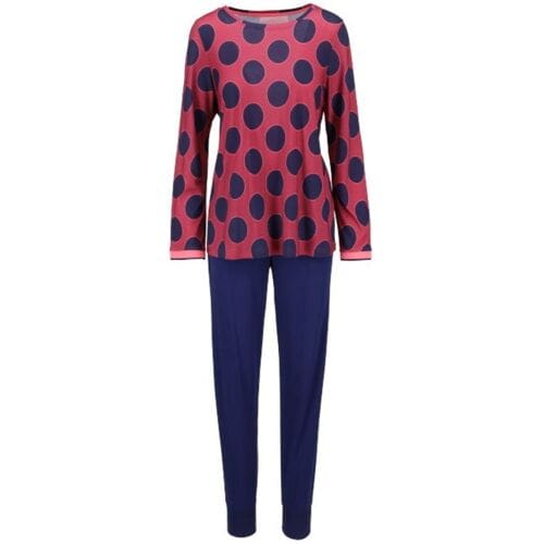 Katoenen dames pyjama bordeaux Ringella - Rood - Maat - 42